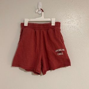 Red xs shorts